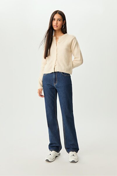 Stradivarius Buttoned Knitwear Cardigan