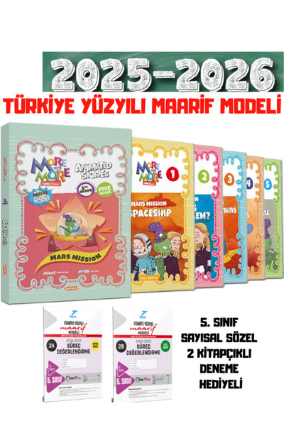 Kurmay Yayınları More And More 5 Sınıf English Stories (hikayeler)