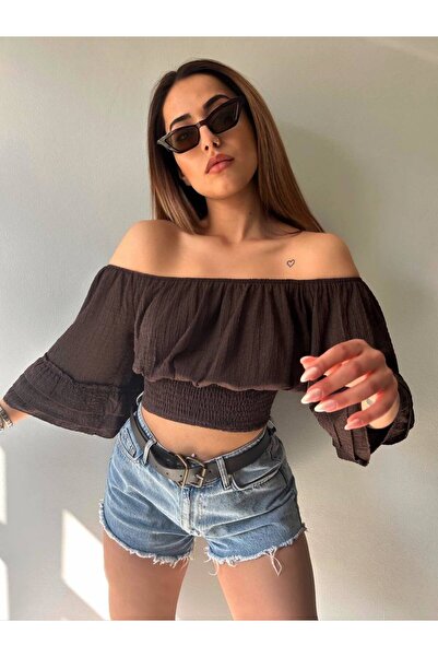 Fav Style Γυναικεία μπλούζα με γιακάMadonna με