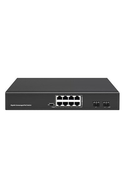Freelınk (FRL-8P2S) 8 Port 10/100/1000 Poe 2xuplink Sfp Port 120W Poe Switch