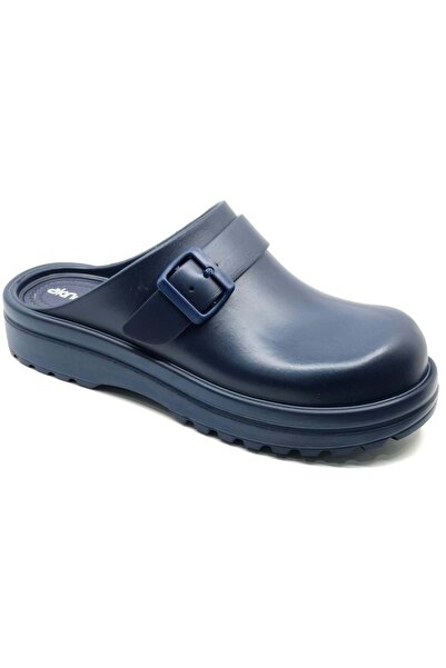 KOCAMANLAR Sabo Doctor and Nurse Slippers Thick Sole Orthopedic Men's Slippers Dark Blue