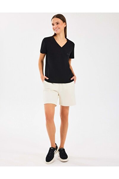 SKECHERS W Essential 5 Inch Sweat Short S2510035 Kadın Şort BEYAZ