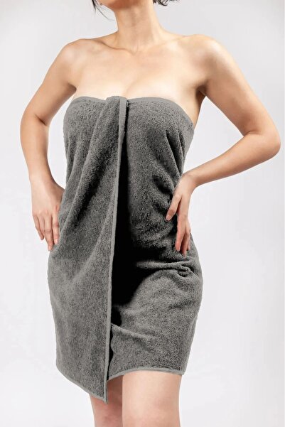 Elaganya 6-Piece Gray Bath Towel 70X140 | Soft & Absorbent Spa Hotel Towel Set 100% Cotton