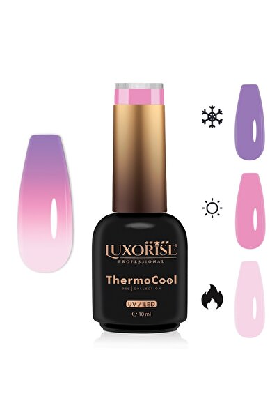 LUXORISE ThermoCool 3-Color Thermal Semi-Permanent Nail Polish - Silent Lilac 10ml