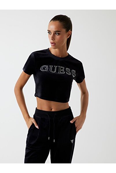 Guess Couture Kadın Aktif Boxy Fit T-Shirt