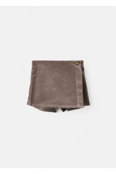 MANGO Baby Fitilli kadife pantolon etek