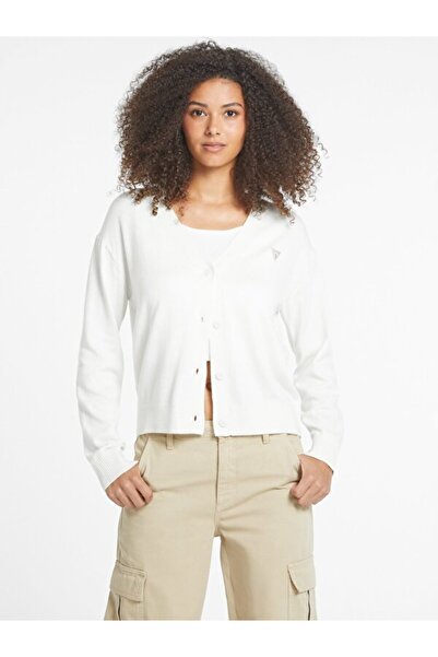 Guess Jeans Women's Silk Blend Knitwear Cardigan