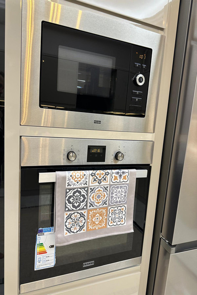 aymira home Dekoratif Mutfak Pamuklu Fırın Havlusu Özel Desenli Etnik Model 35x50 cm Yıkanabilir Gri