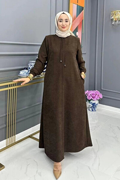 Nevayla Moda Chenille Fabric Winter Comfort Ferace / Bitter Brown - F0501