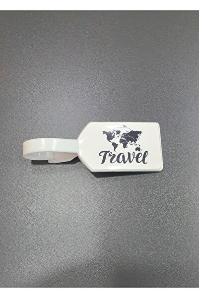 Seyahataksesuar travel accessory white travel world themed luggage bag suitcase tag