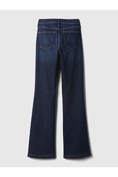 GAP Kadın Koyu Mavi High Rise '70s Flare Jean Pantolon