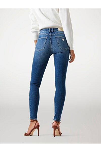 Guess Εξώφυλλο γυναικείο τζιν με λεπτή εφαρμογή