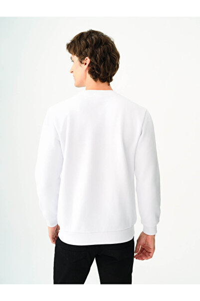 Loft Λευκό ανδρικό φούτερ Lf2037363