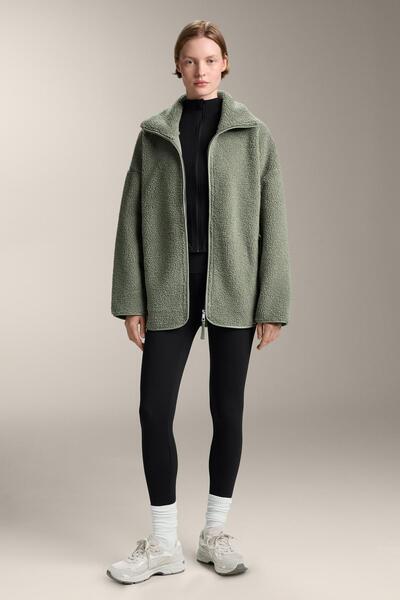 Oysho Faux-shearling oversize jacket