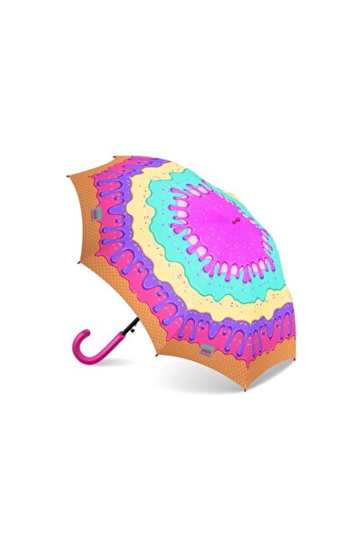 Genel Markalar 12661 KIDS RENGARENK DONDURMA DESENLİ ÇOCUK ŞEMSİYESİ