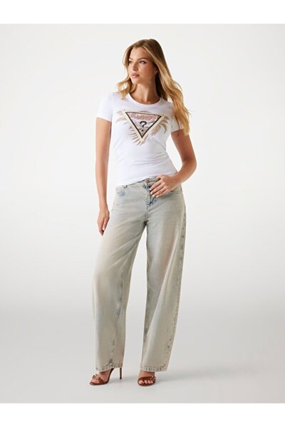 Guess Triangle Women's Slim Fit T-Shirt