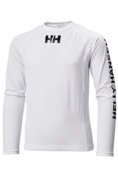 Helly Hansen Jr Waterwear Rashguard Likra Çocuk Uzun Kollu T-Shirt