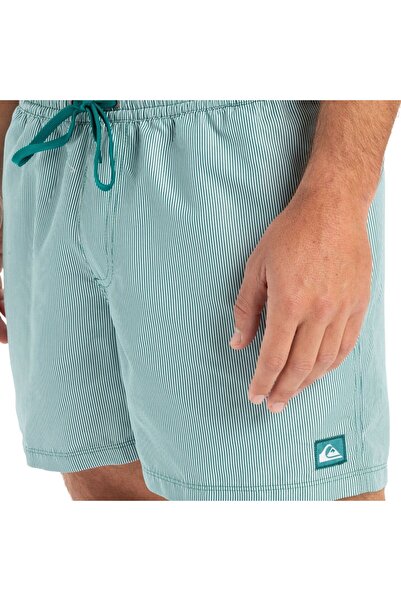 Quiksilver Καθημερινό Deluxe Volley 15 Ανδρικό Πράσινο Volley Short ΑΝΔΡΙΚΟ VOLLEY SHORT