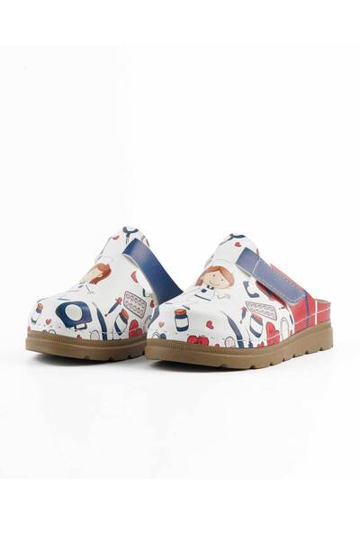 DR KLOMPA Women's Sabo Hospital Nurse Slippers Ms1054 Orthopedic Sabo Slippers