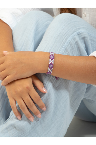 Bidüğüm Unisex ‘good Luck’ Dokuma Bileklik - El Emeği, Ayarlanabilir, Kalıcı ...