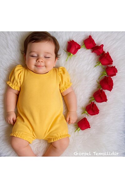 Minimus رومبير صيفي للفتيات حديثي الولادة، مصنوع من القطن والقطن بتصميم من ال...