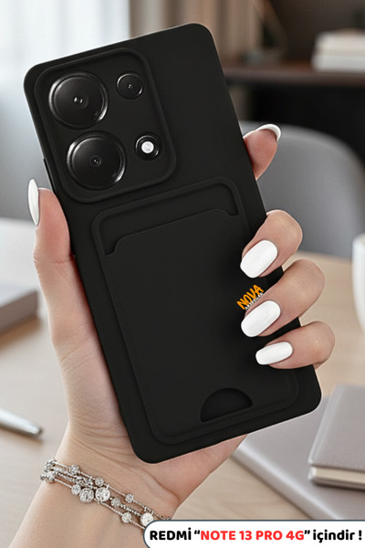 cepmoda REDMİ "NOTE 13 PRO (4g)" & POCO "M6 PRO (4g)" Telefon Kılıfı | Kartlı...