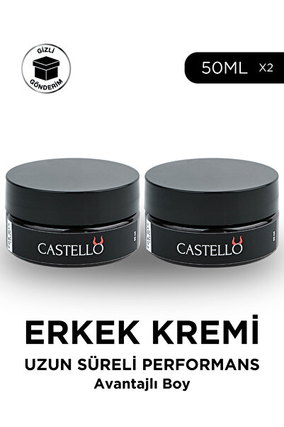 Castello 2’Li Erkek Kremi Uzun Süren Deneyim-For Men Premium Cream 100ml