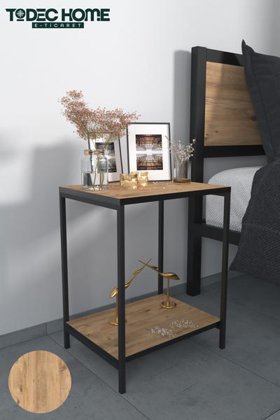 Todec Tobi Çok Amaçlı Komidin Şifonyer Sehba Yan Raf