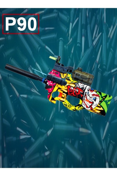 Raffine مسدس لعبة كهربائي أوتوماتيكي هجومي من طراز P90 Shape Graffiti Edition...