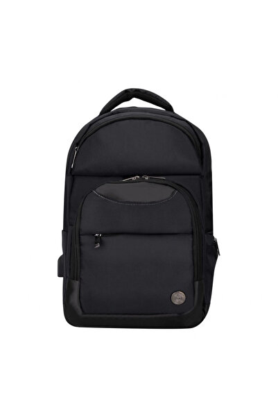 PLM Monza Notebook Backpack Black 15.6"