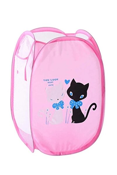 Raffine صندوق تخزين ألعاب الحيوانات الكرتونية القابل للطي