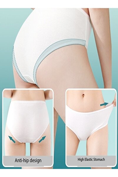 Raffine Pack of 30 Large Ergonomic Design Comfortable High Elastic Individually Wrapped 100% Cotton Sterilis