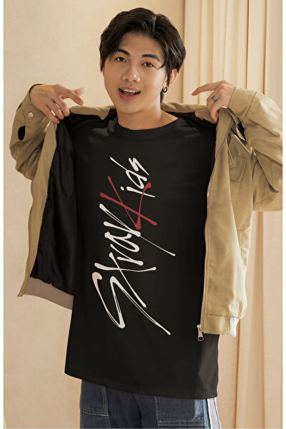 Fuddy Moda Tricou cu imprimeu Stray Kids pentru bărbați-femei