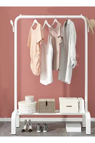 Raffine رف ملابس وأحذية مع خطافات تثبيت على شكل شجرة