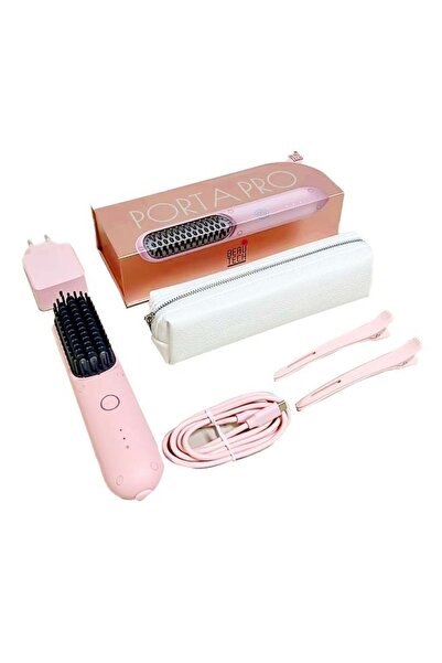 Raffine Multifunction Rechargeable Hair Straightening Brush With Integrated 3...