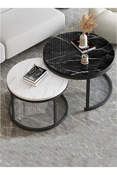 Raffine Set of 2 Multipurpose Modern Design Stylish Nordic Japanese Style Coffee Table