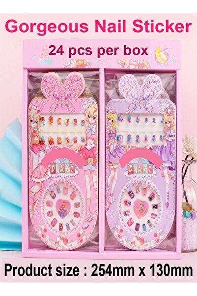 Raffine مجموعة ملصقات فنية للأظافر جميلة يمكنك صنعها بنفسك، طقم مانيكير فني ل...