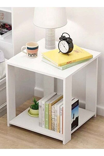 Raffine 2-Tiers Multifunction Bedside Table Nightstand Simple Modern Small Mini Storage Cabinet Coffee Table