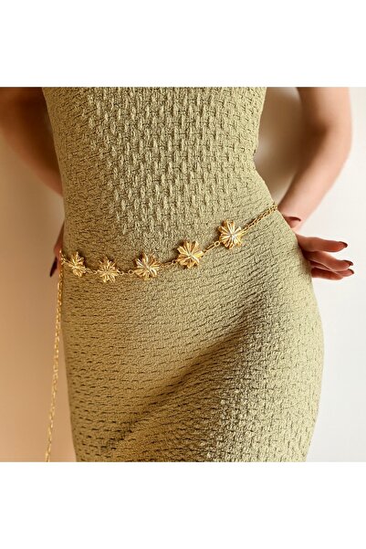 Asilce Çelik Takı BEL ZİNCİRİ