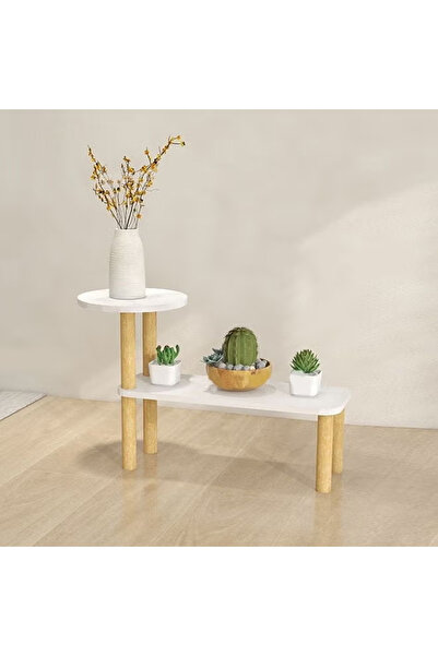 Raffine رفوف متعددة الأغراض بتصميم عصري لرف أواني الزهور وحامل عرض ورف تخزين