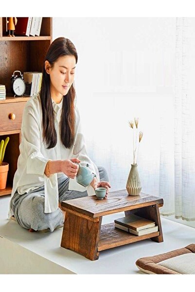 Raffine Modern Design Foldable Japanese Style Foldable Low Coffee Table 50 x 30 x 20 cm