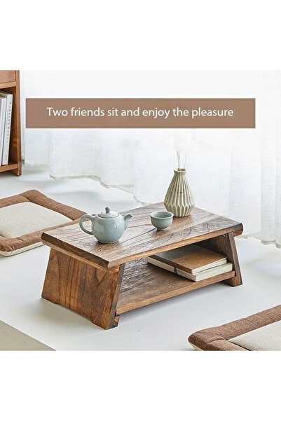 Raffine Modern Design Foldable Japanese Style Foldable Low Coffee Table 50 x 30 x 20 cm