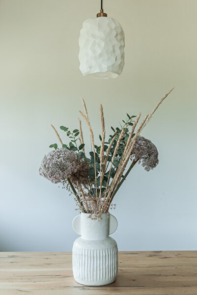 3DreaMaker Prisma Tekli Geometrik Şekilli Plastik Avize Salon, Mutfak, Yatak ...