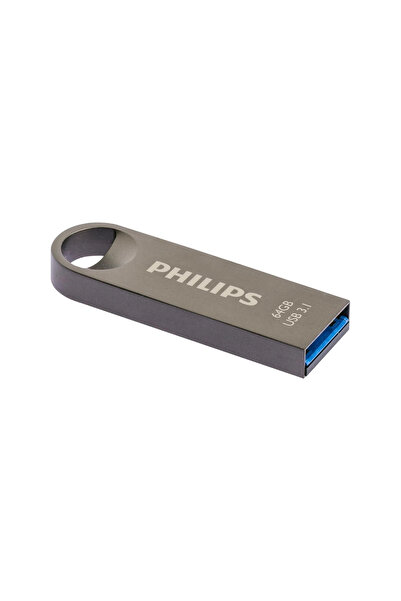 Philips Moon 64 Gb Usb 3.1 Ultra Speed Metal Usb Flash Bellek Gri