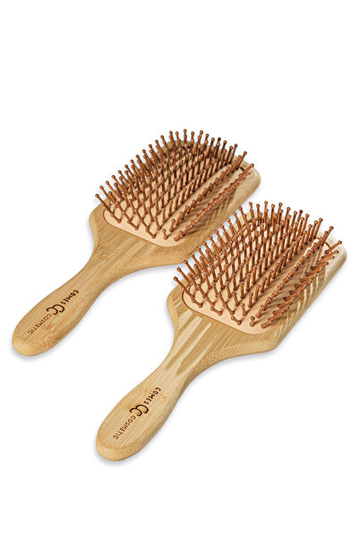 ComesBeauty Set of 2 Mother Child Bamboo Combs