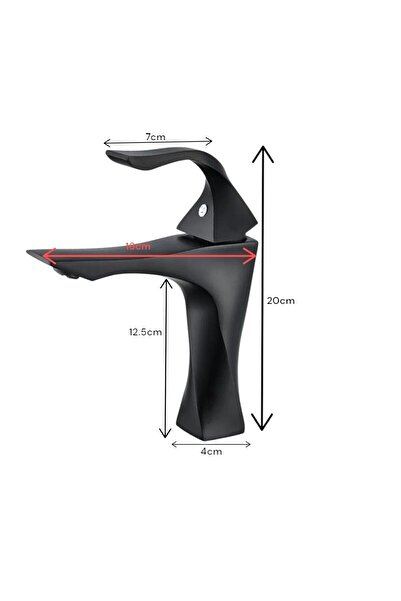 Sanlux Baterie Lavoar Negru Mat - Design Modern și Elegant, VST1