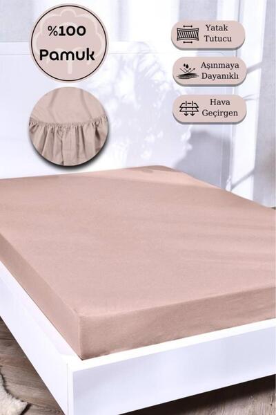 MODALİN Fitted Sheet Double Size – 180X200+30 cm – Matriss
