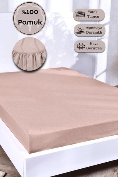 MODALİN Fitted Sheet Double Size – 180X200+30 cm – Matriss