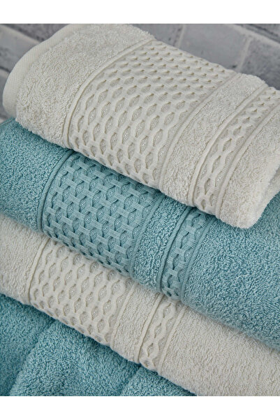 MYSOFT ΣΕΤ ΟΙΚΟΓΕΝΕΙΑΚΟ ΜΠΟΡΝΤΟΥΡΙ - Κρεμ-Πετρόλ