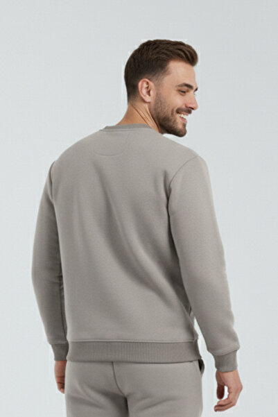 OXVİN Φούτερ Hodies Winter Crew Neck 3 κλωστών από μαλακό ύφασμα (με φλις εσωτερικά) - ΠΡΩΤΟΤΥΠΟ ΣΧΕΔΙΟ